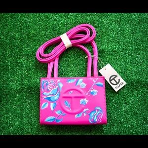 Custom Painted Small Telfar Shopper Bag